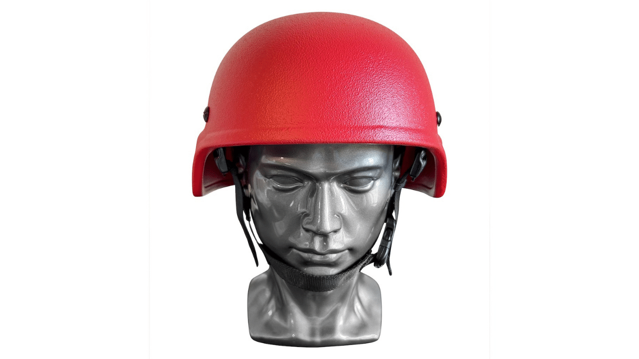 FIREFIGHTER MICH BALLISTIC HELMET (RED)